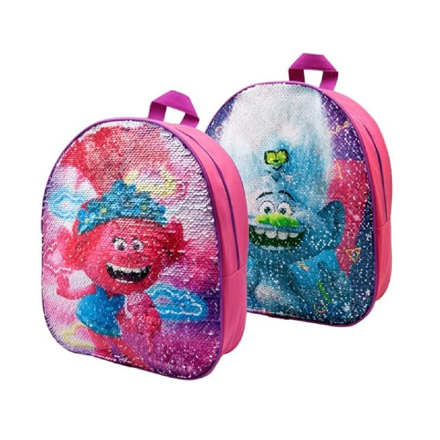 Flip Sequin Target Sequin Backpack Trolls Reversible Sequin