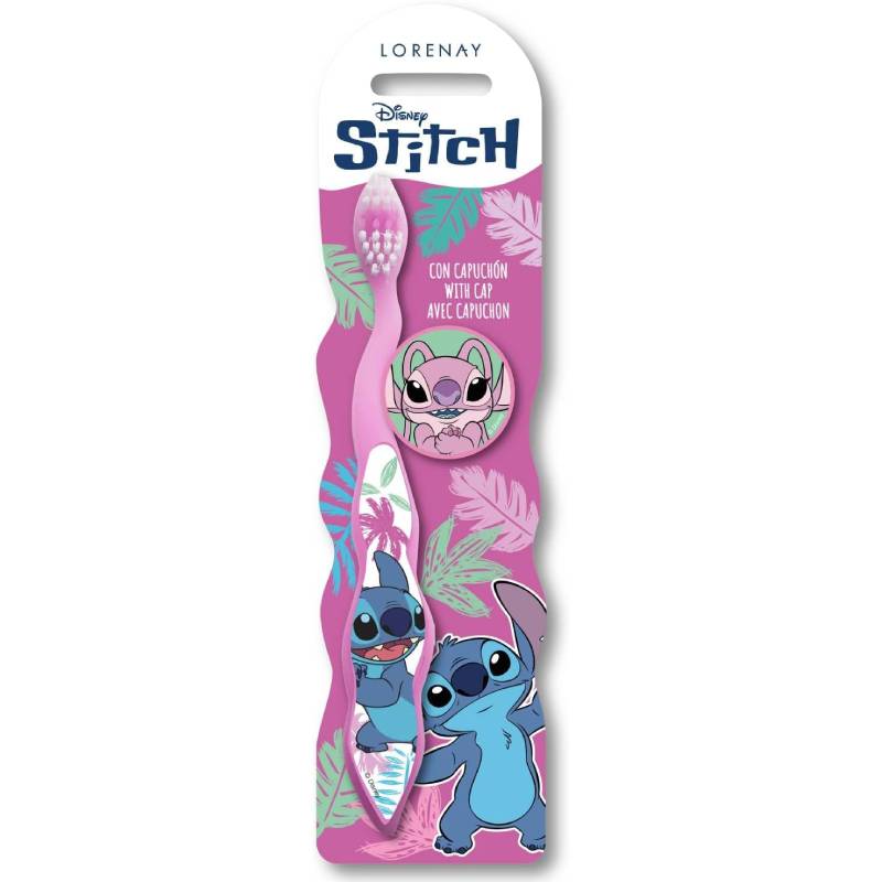 Disney Stitch Kids Toothbrush with Travel Cap