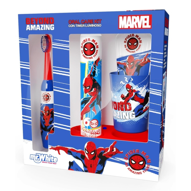 Marvel Spiderman LED Oral Care Gift Set