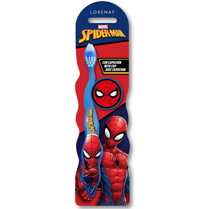 Marvel Spiderman Kids Toothbrush with Travel Cap