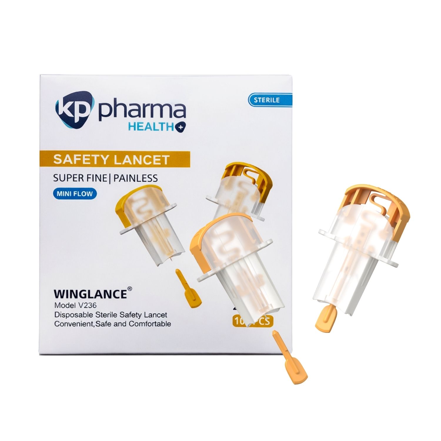 Painless Safety Lancets 28G 1.5mm